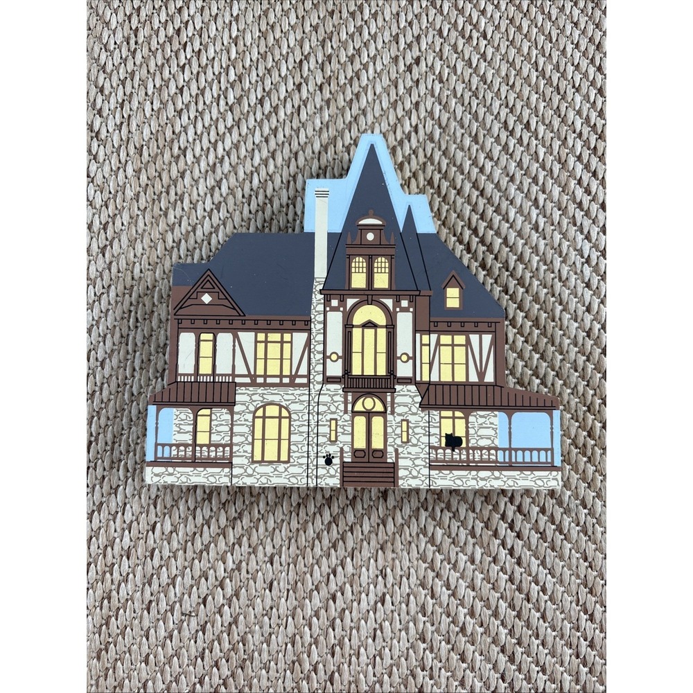 Cat's Meow Beringer Vineyards House Wine Country Series, Signed By Faline 1997